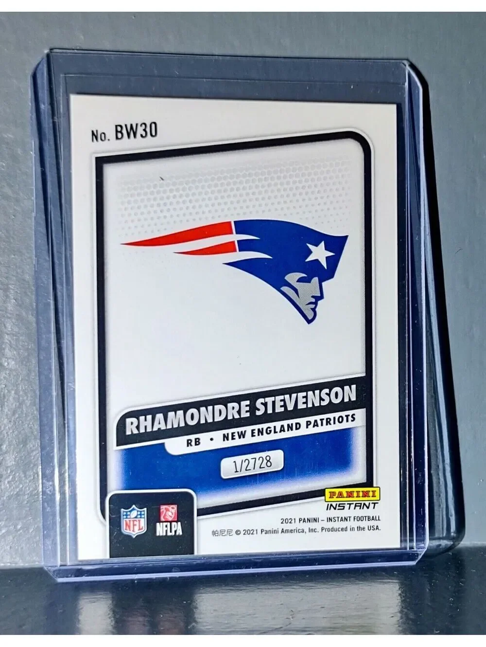 Rhamondre Stevenson 2021 Panini NFL Black and White Rookies #30 Card 1/2728